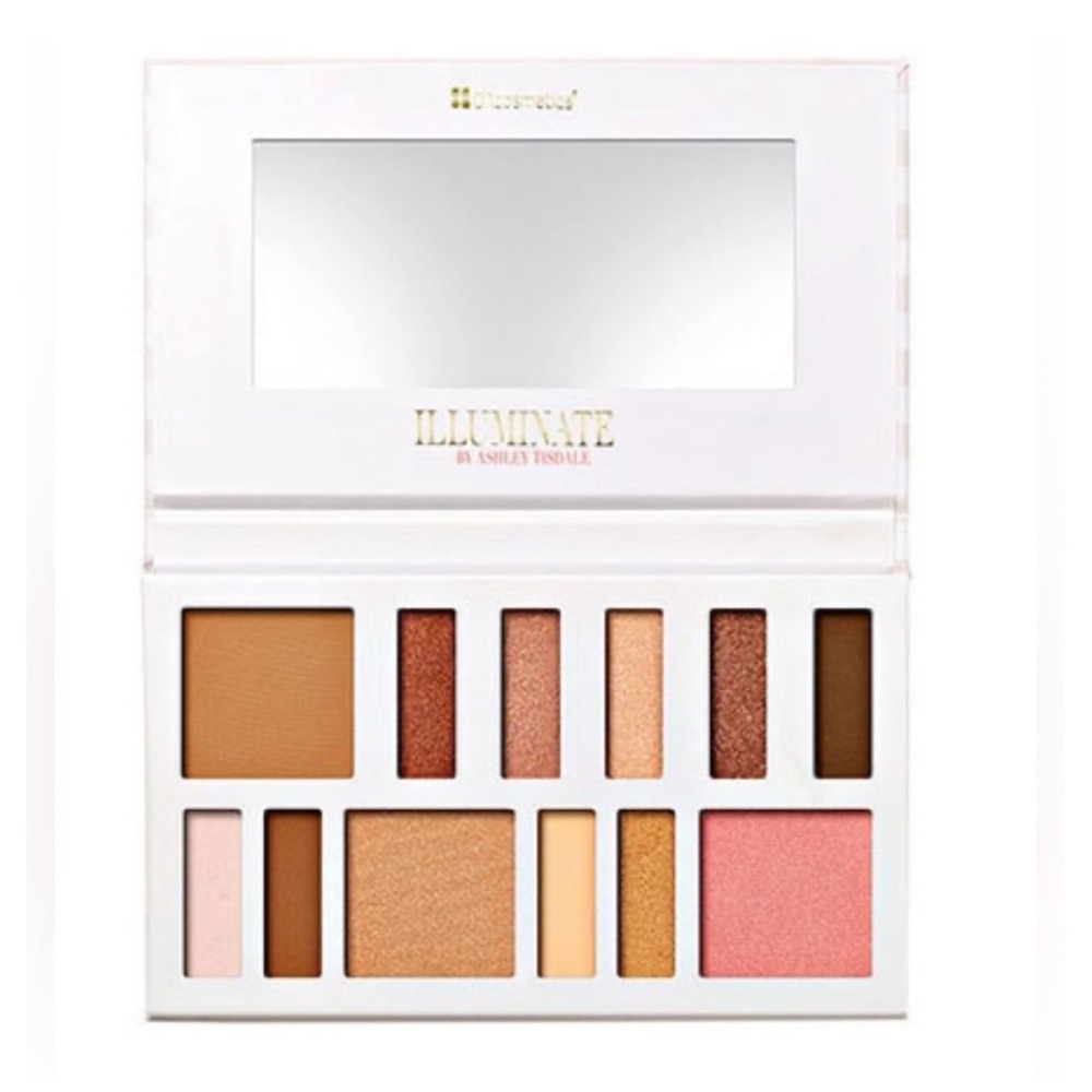 bh Cosmetics Illuminate by Ashley Tisdale 12 Color Eye Cheek Palette NWOB